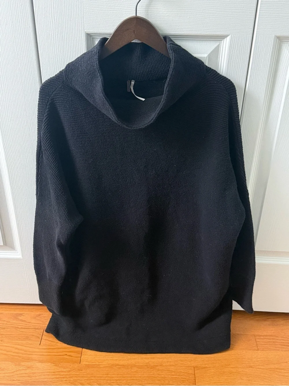 Free People Ottoman Slouchy Tunic in Black